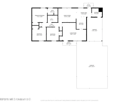 Floorplan - 6558 Van Buren Rd, Jackson, MS 39213 photo 1 of 1