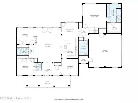 Floorplan - 800 Cedar Xing, Hernando, MS 38632 photo 3 of 6