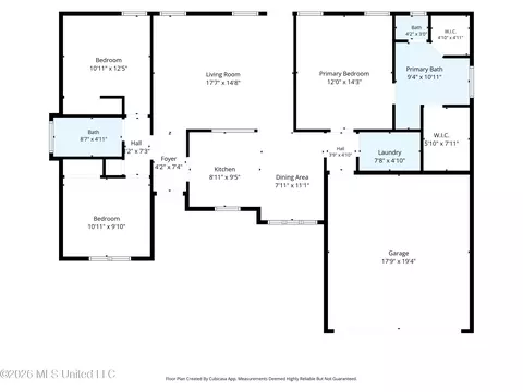 Floorplan - 21549 W Edgewood Dr, Saucier, MS 39574 photo 1 of 1
