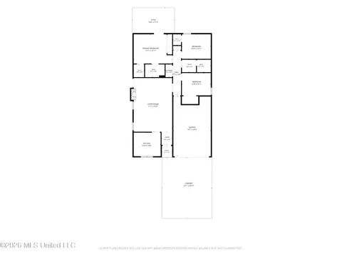 Floorplan - 4267 Will O Run Dr, Jackson, MS 39212 photo 1 of 1