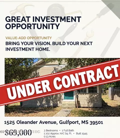 1525 Oleander Ave, Gulfport, MS 39501