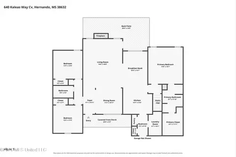 Floorplan - 640 Kaleas Way Cv, Hernando, MS 38632 photo 1 of 3
