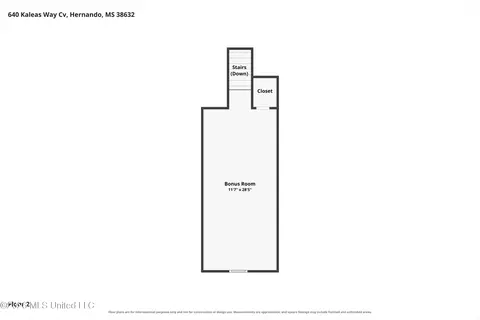 Floorplan - 640 Kaleas Way Cv, Hernando, MS 38632 photo 2 of 3