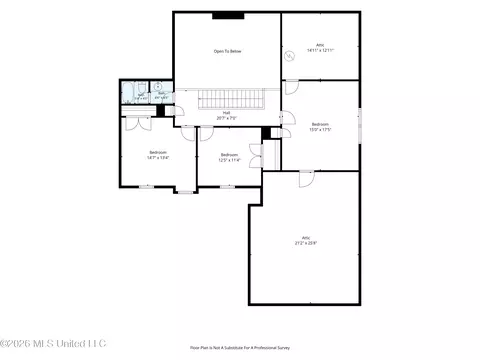 Floorplan - 1316 N Heritage Cir, Hernando, MS 38632 photo 2 of 3