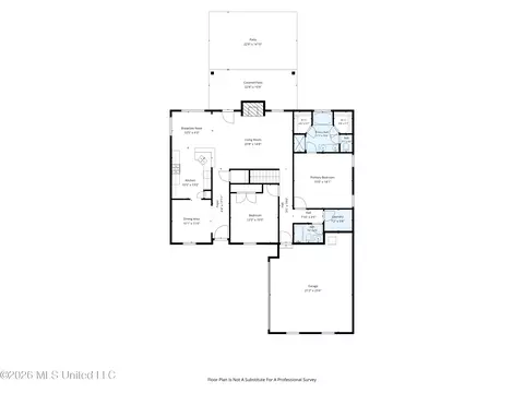 Floorplan - 1316 N Heritage Cir, Hernando, MS 38632 photo 1 of 3
