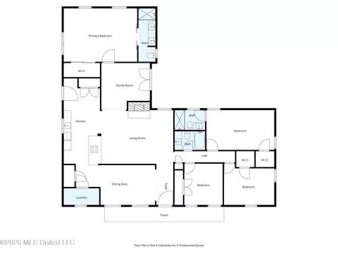 Floorplan - 4490 S Big Horn Dr, Nesbit, MS 38651 photo 1 of 1