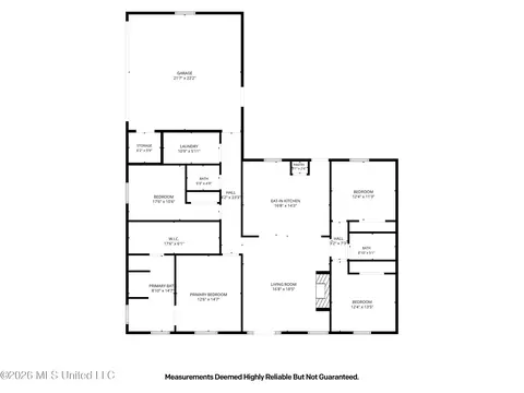 Floorplan - 38 Switch Dr, Carriere, MS 39426 photo 1 of 1