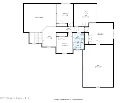 Floorplan - 8130 Soaring Oaks Dr, Walls, MS 38680 photo 2 of 3