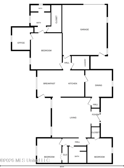 Floorplan - 308 Windy Ridge Dr, Brandon, MS 39042 photo 1 of 2