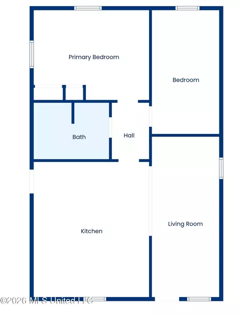 Floorplan - 7256 Gustine Rd, Kiln, MS 39556 photo 1 of 1