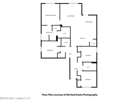 Floorplan - 1024 Enclave Cir, Long Beach, MS 39560 photo 1 of 1