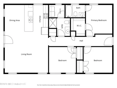 Floorplan - 121 Woolfolk Rd, Senatobia, MS 38668 photo 1 of 2