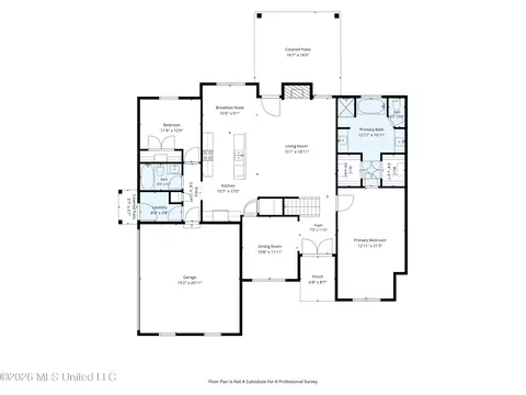 Floorplan - 3125 Wilders Way, Hernando, MS 38632 photo 1 of 3