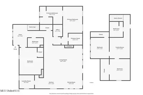 Floorplan - 405 Mason Ave, Long Beach, MS 39560 photo 1 of 3