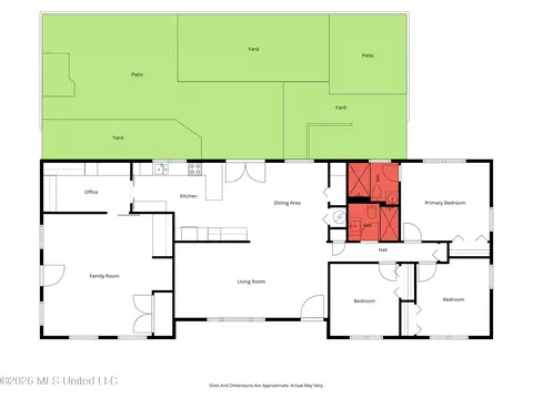 Floorplan - 1560 E Second St, Pass Christian, MS 39571 photo 1 of 2