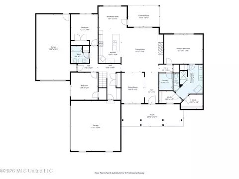 Floorplan - 2275 Livingston Way, Hernando, MS 38632 photo 3 of 4