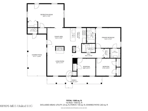 Floorplan - 10475 Oak Leaf Dr, Olive Branch, MS 38654 photo 1 of 1
