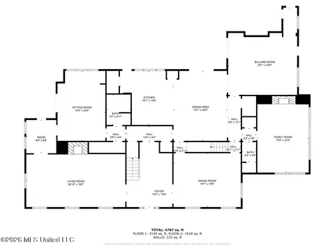 Floorplan - 1951 E 3rd St, Forest, MS 39074 photo 1 of 3