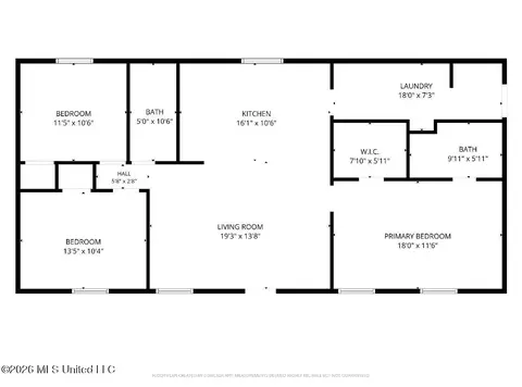Floorplan - 3978 Morton-rankin County Line Rd, Morton, MS 39117 photo 1 of 1