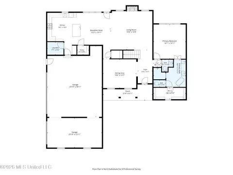 Floorplan - 2255 Livingston Way, Hernando, MS 38632 photo 1 of 2