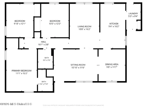 Floorplan - 262 Sweetbriar Ave, Hernando, MS 38632 photo 1 of 1