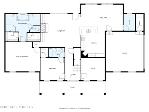 Floorplan - 1601 Holly Springs Rd #R, Hernando, MS 38632 photo 2 of 4