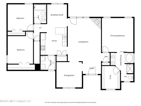 Floorplan - 1107 Tara Dr, Hernando, MS 38632 photo 1 of 1