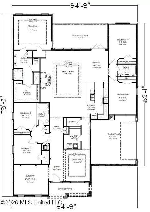 Floorplan - 22324 Success Rd, Saucier, MS 39574 photo 2 of 2
