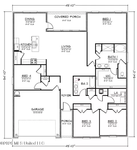 Floorplan - 115 Strawberry Dr, Lucedale, MS 39452 photo 1 of 2