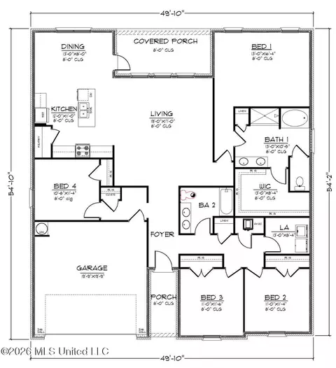 Floorplan - 115 Strawberry Dr, Lucedale, MS 39452 photo 2 of 2