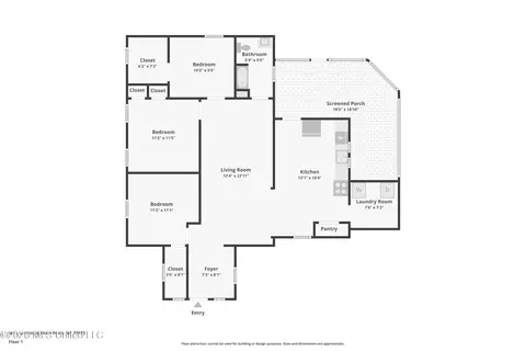 Floorplan - 4013 Griffin St, Moss Point, MS 39563 photo 1 of 2