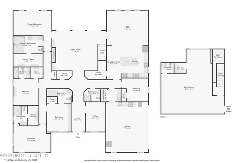 Floorplan - 115 Village Ln, Mccomb, MS 39648 photo 1 of 1