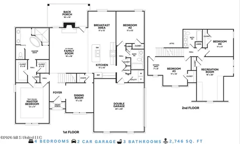 Floorplan - 2107 Legacy Ln, Hernando, MS 38632 photo 1 of 2