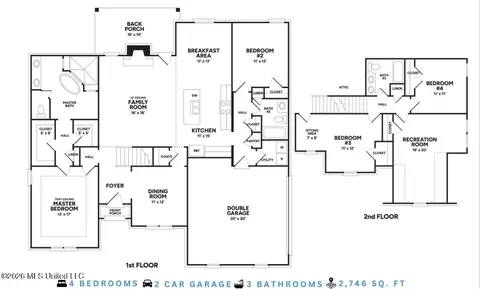 Floorplan - 2107 Legacy Ln, Hernando, MS 38632 photo 2 of 2