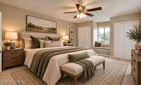 Bedroom - 1022 Windrose Dr, Brandon, MS 39047 photo 10 of 15