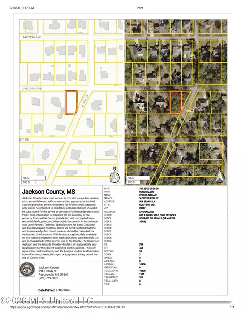 Live Oak Avenue, Ocean Springs, MS 39564