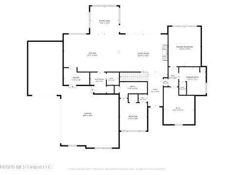 Floorplan - 277 Oakworth Dr, Hernando, MS 38632 photo 2 of 3