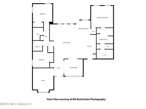 Floorplan - 156 Firefly Dr, Lucedale, MS 39452 photo 1 of 1