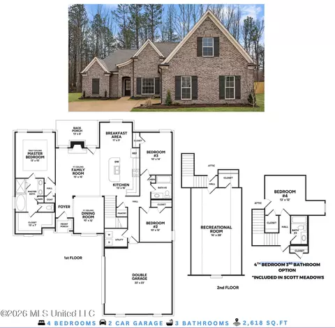 Floorplan - 2102 Legacy Ln, Hernando, MS 38632 photo 1 of 2