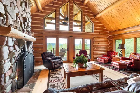 Living - 9670 N Fork Rd, Polebridge, MT 59928 photo 3 of 7