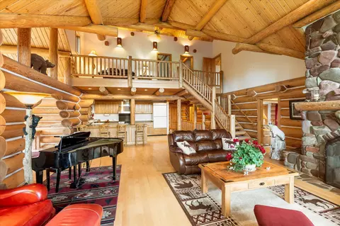 Living - 9670 N Fork Rd, Polebridge, MT 59928 photo 4 of 7
