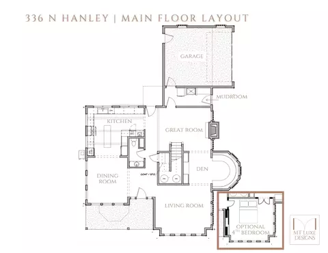 Floorplan - 336 N Hanley Ave, Bozeman, MT 59718 photo 1 of 2