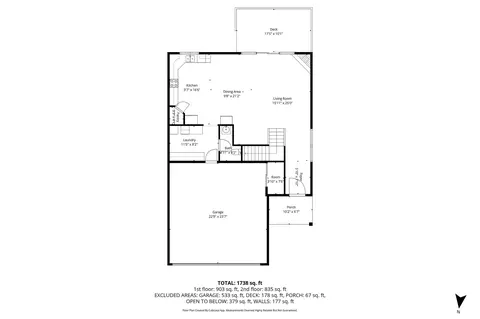 Floorplan - 532 Evergreen Dr, Kalispell, MT 59901 photo 1 of 2