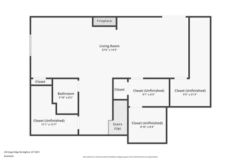Floorplan - 239 Stage Ridge Rd, Bigfork, MT 59911 photo 2 of 4