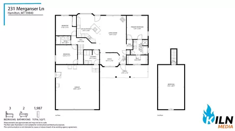 Floorplan - 231 Merganser Ln, Hamilton, MT 59840 photo 1 of 1