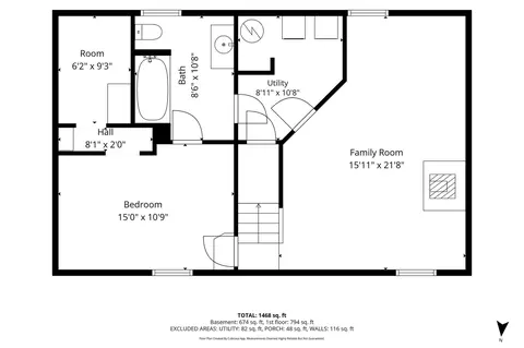 Floorplan - 599 Dome Mountain Ave, Libby, MT 59923 photo 2 of 2