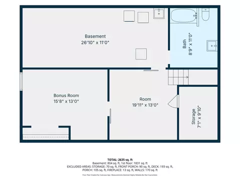 Floorplan - 1 Carkeek Ln, Cameron, MT 59720 photo 1 of 3