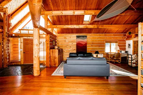 Living - 13750 N Fork Rd, Polebridge, MT 59928 photo 3 of 4