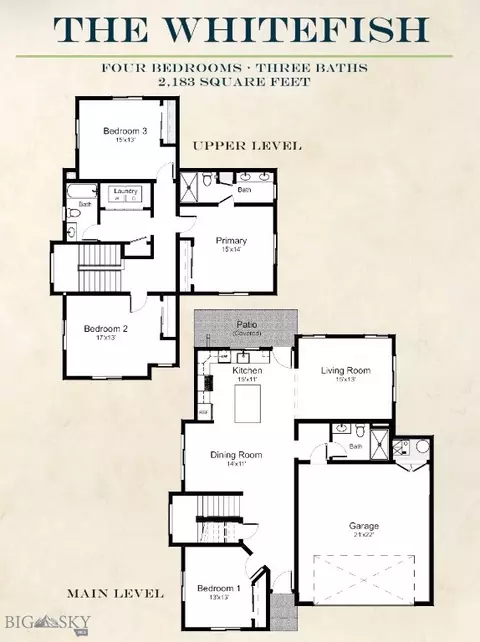 Floorplan - 33 Westgate Ave, Bozeman, MT 59718 photo 1 of 1