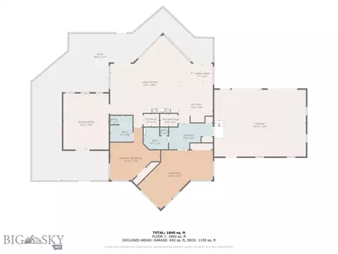 Floorplan - 106 Two Bumps Loop E, Ennis, MT 59729 photo 1 of 2
